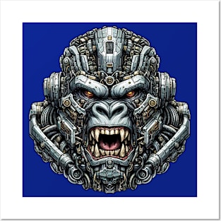 Mecha Apes S01 D74 Posters and Art